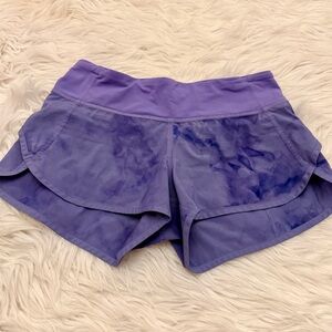 Women's Purple Athletic Shorts